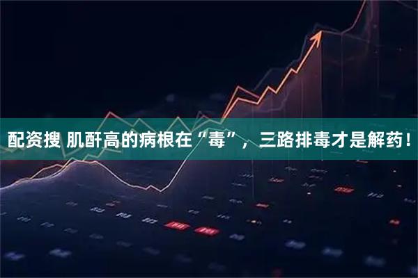 配资搜 肌酐高的病根在“毒”，三路排毒才是解药！